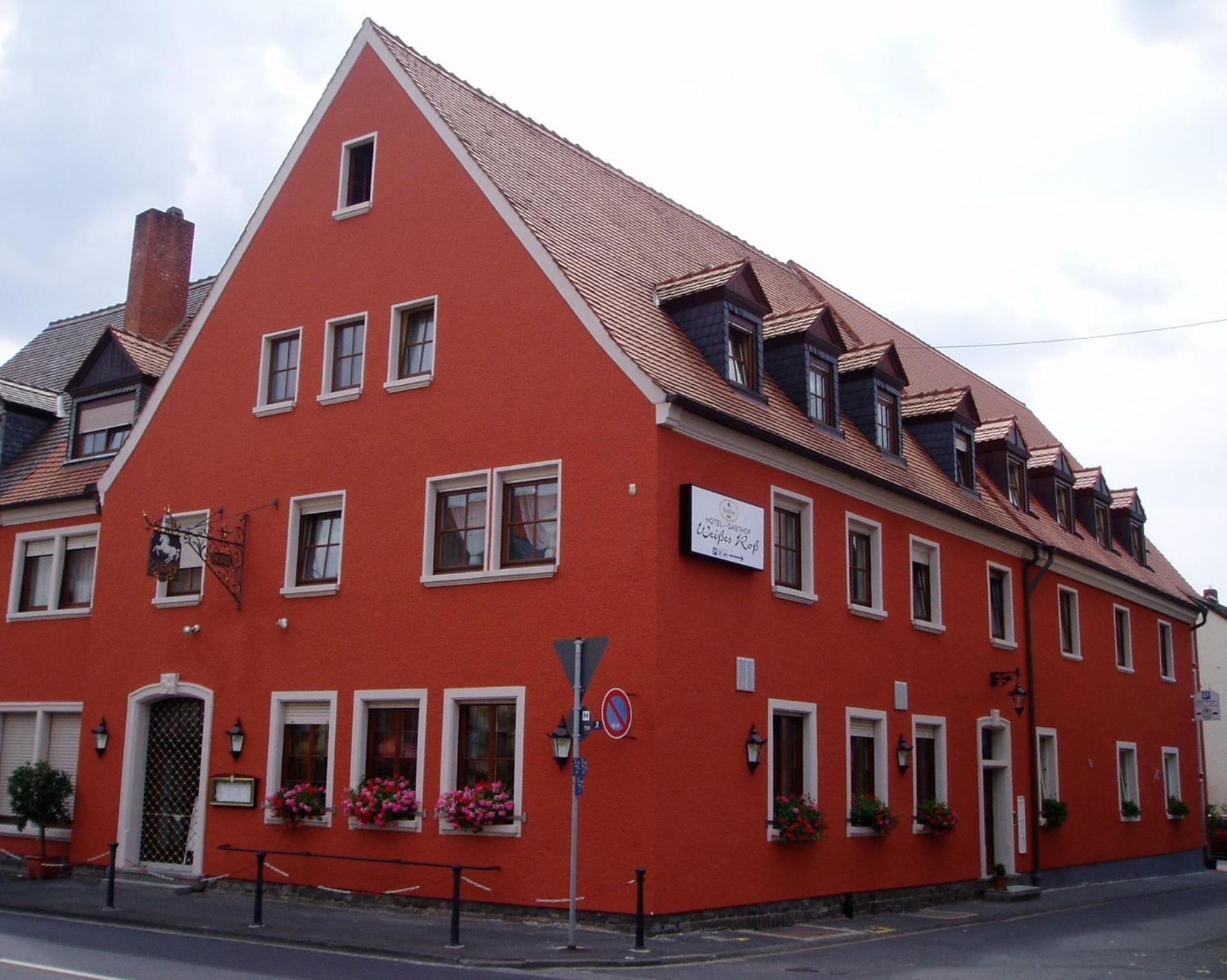 Gasthof Weisses Ross Kleinostheim Buitenkant foto